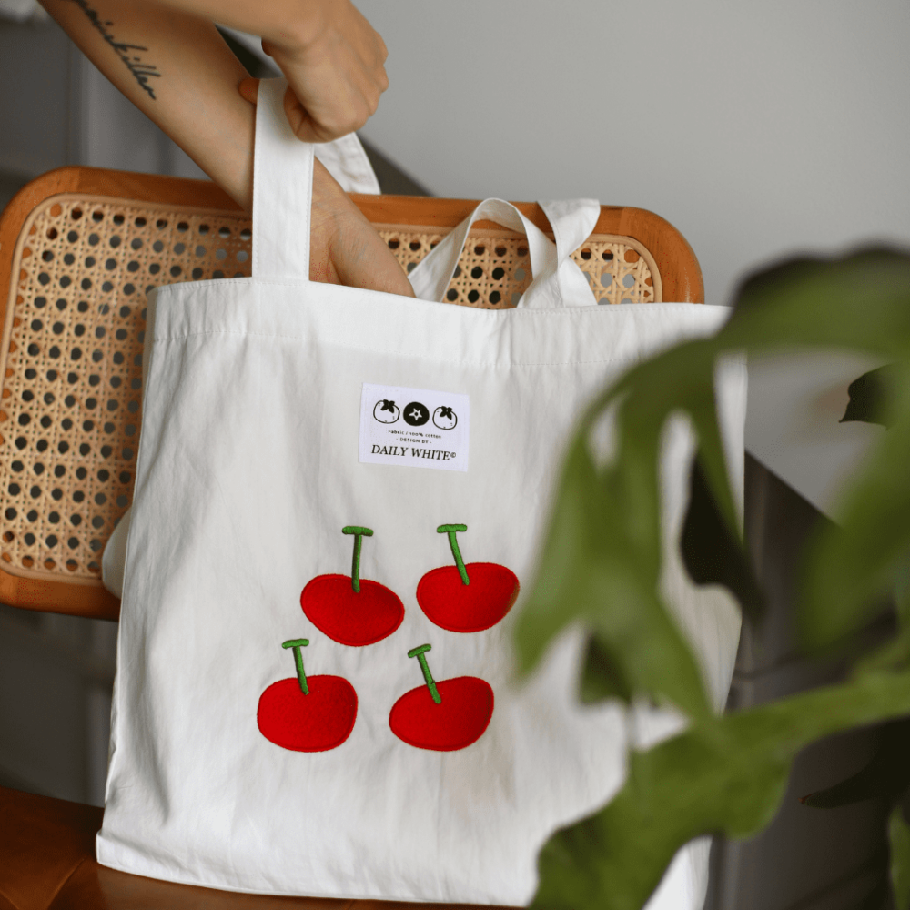 【🍒手工櫻桃包包】有內袋夾層 (複製)