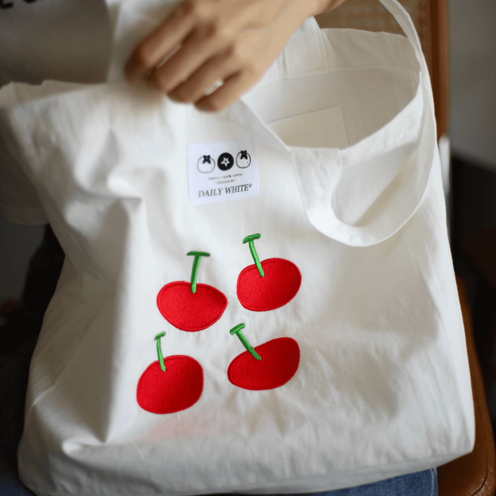 【🍒手工櫻桃包包】有內袋夾層 (複製)